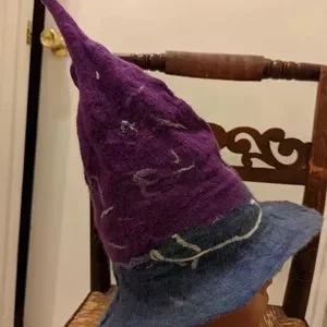 Accessories | One Of A Kind Purple And Blue Wool Felt Witchy  display picture 1